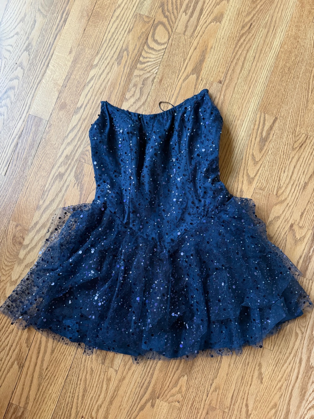 Women’s Navy Sequin Mini Dress